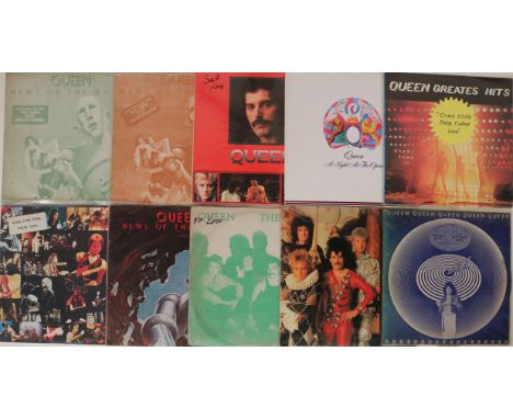 QUEEN KOREA LP'S - great pack of 20 LPs from Korea and South Korea to include multiple News of The World (sleeve variants), Q