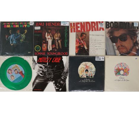 CLASSIC/HARD/POP ROCK - Musically rich collection of over 60 (mainly) LPs. Artists/titles include Jimi Hendrix inc. Smash Hit