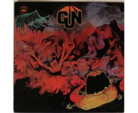 GUN - S/T - Lovely original UK mono copy from the 'noisy, violent' group (by their own admission!) Released on CBS (M 63552).