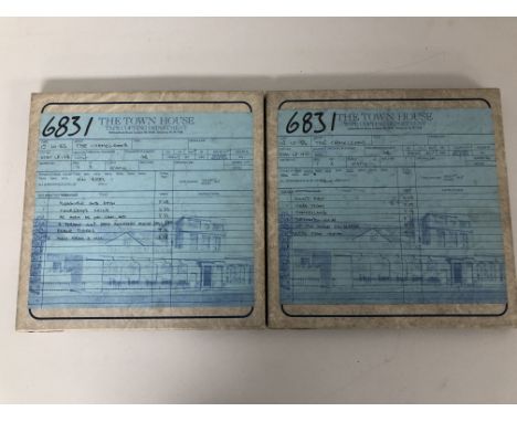 CHAMELEONS - SCRIPT OF THE BRIDGE MASTERING TAPES - Superb piece of Manchester history here. This lot includes two reels of t