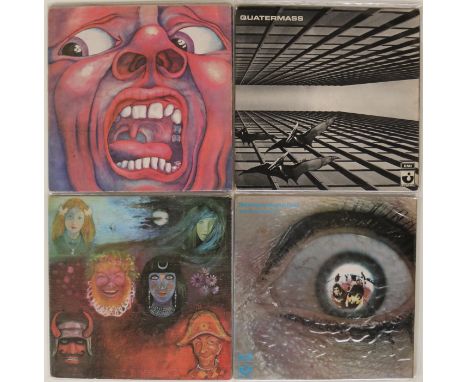 KING CRIMSON/PROG LPs - Wicked selection of 4 x original UK pressing Prog bombs! King Crimson (x2) titles are In The Court Of