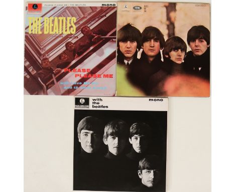 THE BEATLES - STUDIO LPs - Extremely clean selection of the band's first 3 studio albums. Titles are Please Please Me (4th UK