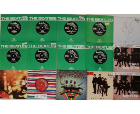 BEATLES SINGLES COLLECTION/CHRISTMAS RECORD - 15x 7" titles from the singles catalogue. To include an original flexi disc Chr