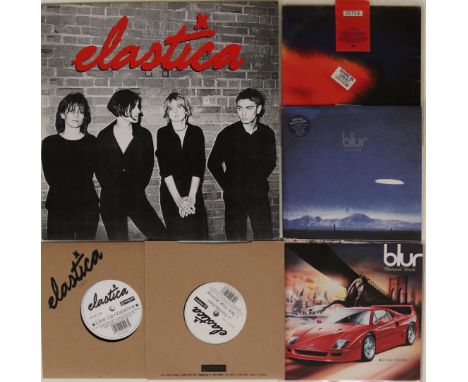 ELASTICA/BLUR - Superb selection of 1 x LP and 5 x 7", all now long out of print! Elastica titles are S/T LP (UK 1995 origina