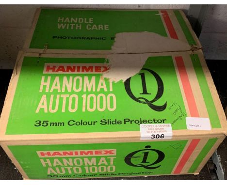 HANIMEX HANOMAT AUTO 1000 SLIDE PROJECTOR