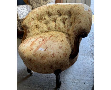 VICTORIAN BUTTON BACK CHAIR