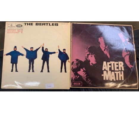 2 BEATLES LP ALBUMS ALONG WITH THE ROLLING STONES &amp; OTHERS