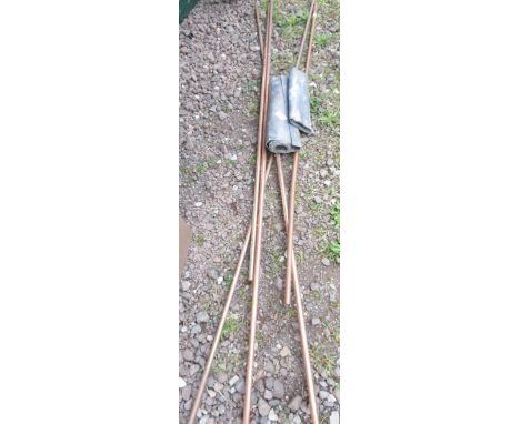 2 ROLLS OF LEAD &amp; VARIOUS COPPER PIPE