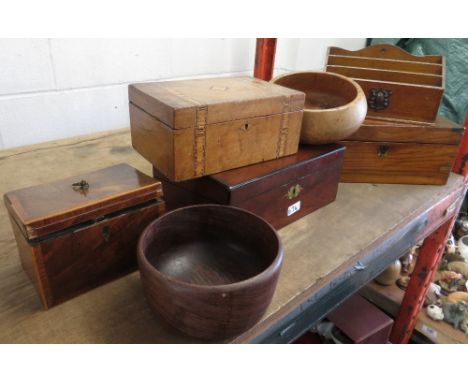 VIEWING/COLLECTION FOR THIS LOT IS AT ACCESS HOUSE, 157 THE BUTTS, FROME, BA11 4AQ VICTORIAN TEA CADDY, BRASS BANDED WRITING 