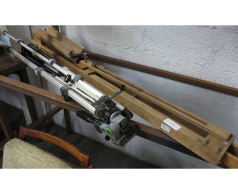 VIEWING/COLLECTION FOR THIS LOT IS AT ACCESS HOUSE, 157 THE BUTTS, FROME, BA11 4AQ WOODEN EASEL BY ROWNEY &amp; 2 CAMERA TRIP