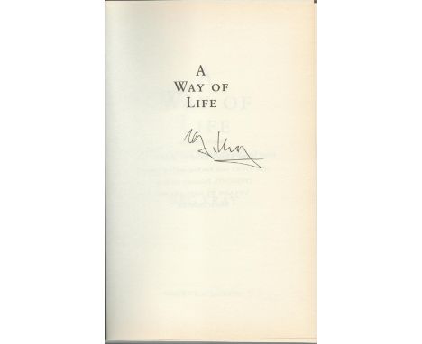 A Way Of Life by Reg Kray, First edition and signed by Reg Kray, Hardback book. Charity book auction. We combine shipping on 
