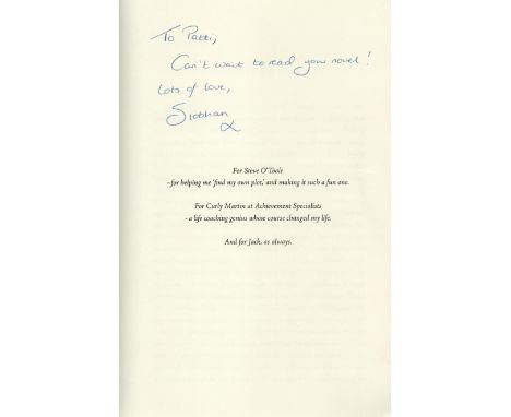 Finding The Plot by Siobhan Curham, First edition and signed by the Author, Softback book. DEDICATED. Charity book auction. W