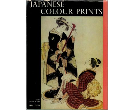 Japanese colour prints hardback book. Charity book auction. We combine shipping on all lots. Single book £5.99 UK, £7.99 Euro