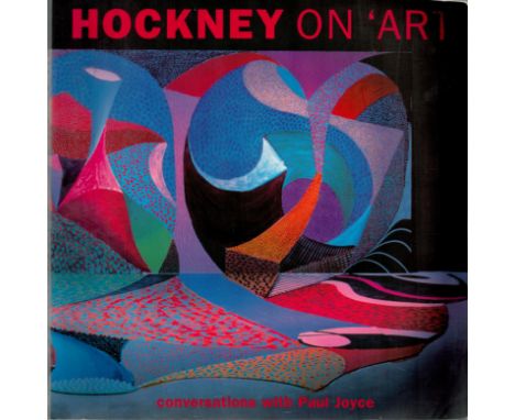 Hockney on Art, Conversations with Paul Joyce. Softback book. Charity book auction. We combine shipping on all lots. Single b