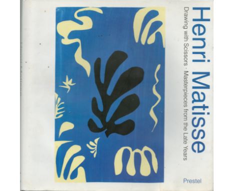 Henri Matisse - drawing with scissors hardback book. Charity book auction. We combine shipping on all lots. Single book £5.99