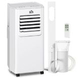 HOMCOM 5000 BTU Portable Air Conditioner, 4-in-1 Air Conditioning Unit, Dehumidifier, Cooling,