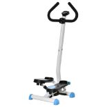 HOMCOM Twister Stepper, Step Machine with Adjustable Resistance, LCD Screen - Blue RRP £89.99-