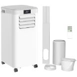 HOMCOM 8000 BTU Air Conditioning Unit, 3-in-1 Portable Air Conditioner, Dehumidifier, Cooling Fan