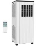 HOMCOM 7,000 BTU App-Controlled Mobile Air Conditioner, 15m² Radius - White RRP £279.99-ER47 With