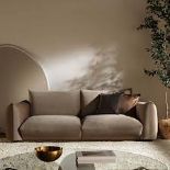 Gianni Three Seater Sofa, Mink Velvet RRP £999.99-ER31(AIR) Chic and inviting, the Gianni sofa