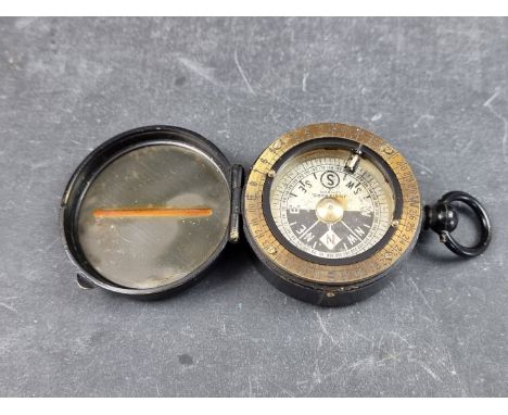 A circa 1940s Cavalry School compass, by J H Steward, London, 51mm. 