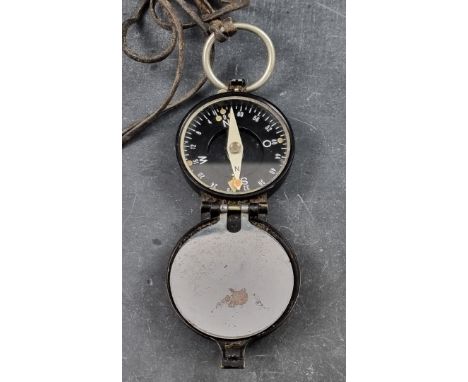 A WWII German Wehrmacht marching compass, by Busch, Serial No.71090, 54mm. 