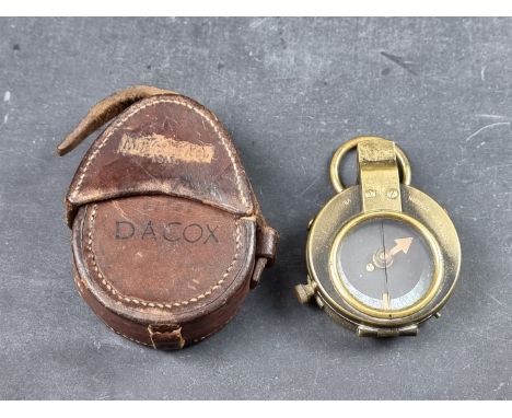 A WWI British Verners Pattern VII officer's military compass, by Cruchon and Emons, dated 1916 with broad arrow mark, in orig