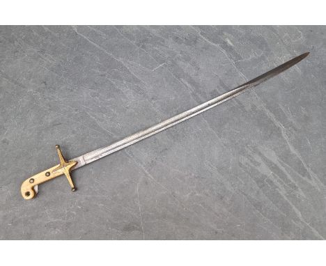 A 19th century British 1831 pattern general officer's Mameluke sword, the 81cm curved blade signed 'Henry Wilkinson, Pall Mal