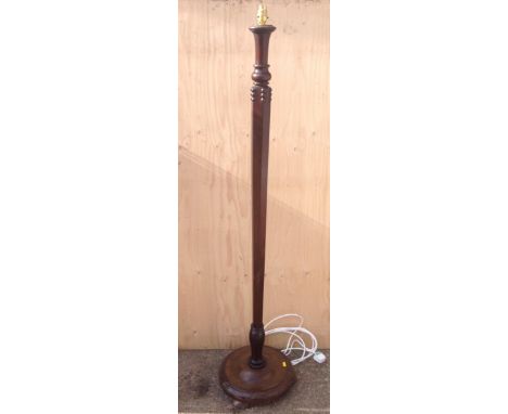 Mahogany Standard Lamp 