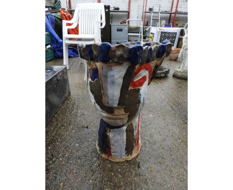 Abstract Pottery Planter 
