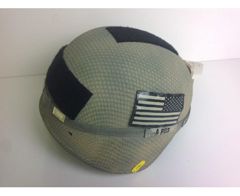US Army Kevlar Combat Helmet - No Lining - X Large with Service Markings 