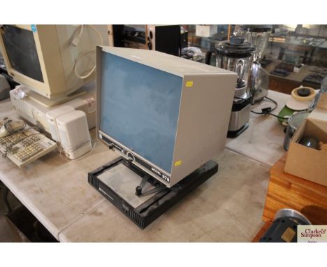 An Addressograph multigraph with dual magnification (Model No 978), sold as seen