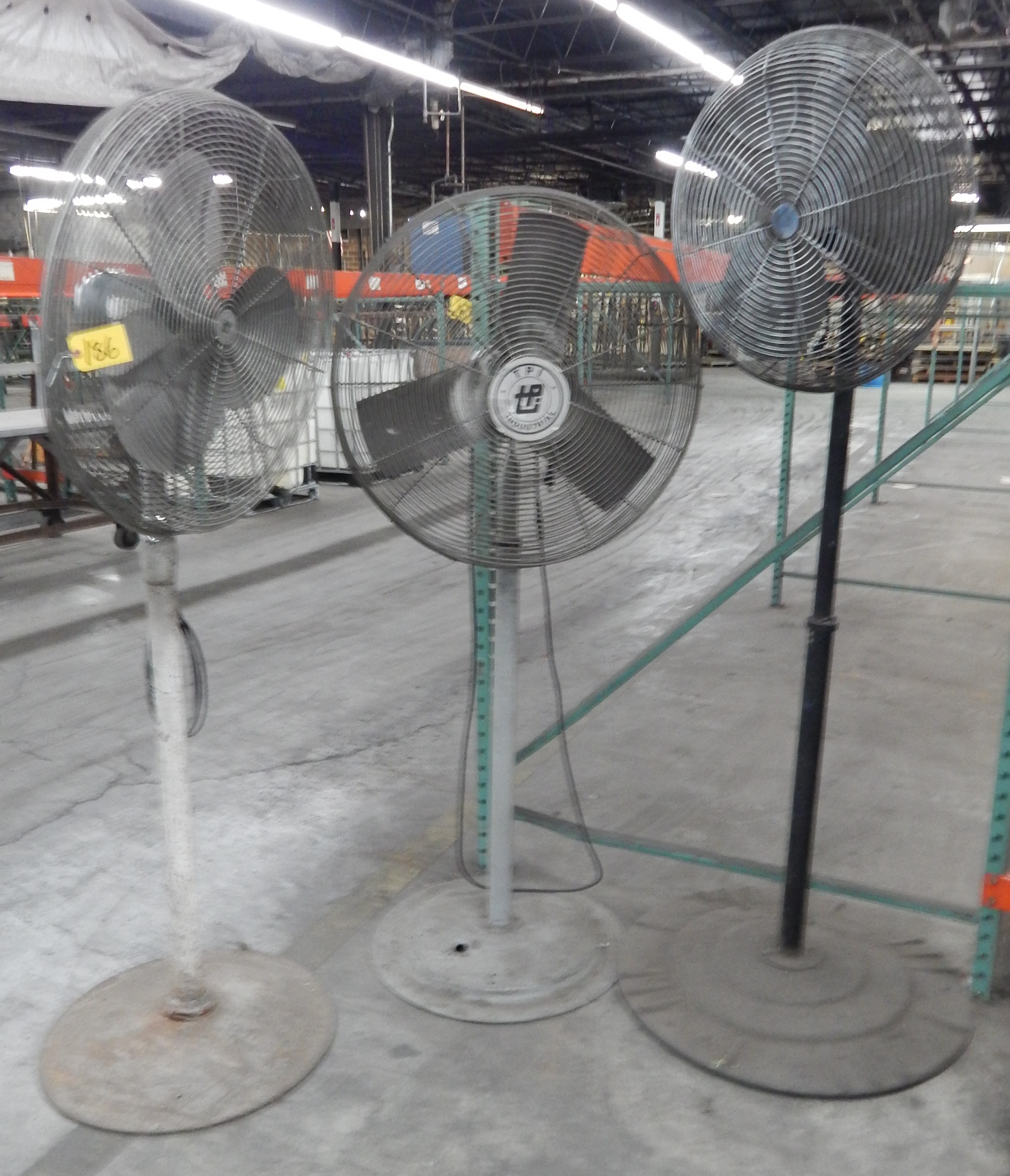(3) PEDESTAL FANS