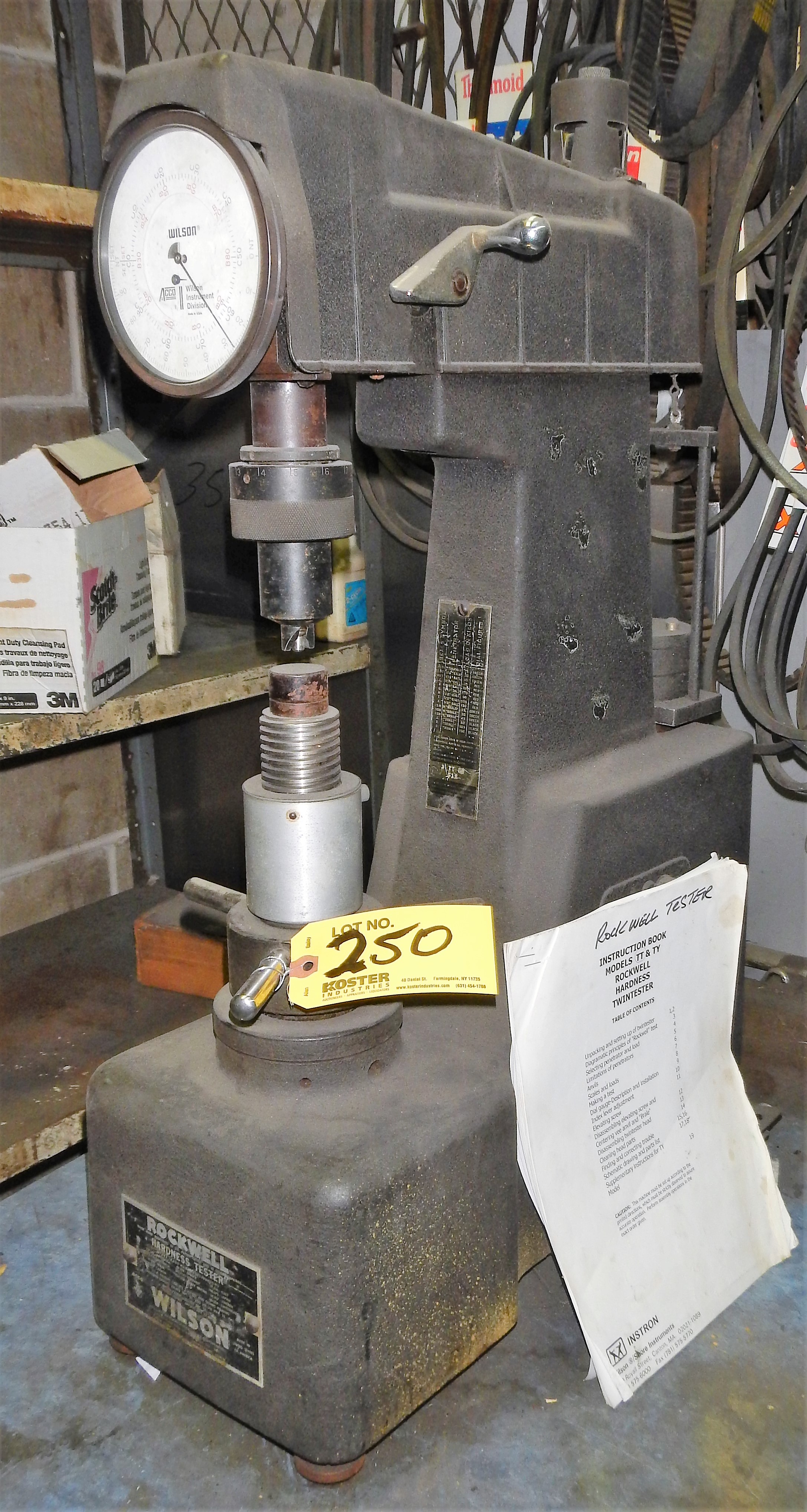 WILSON ROCKWELL HARDNESS TESTER
