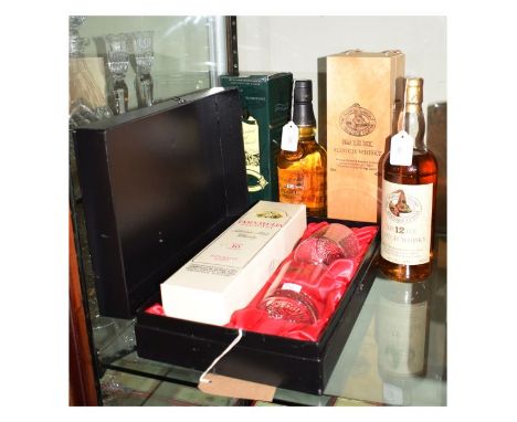 One bottle Ben Bracken 12 Year Old Single Malt Whisky, one bottle Scotch Whisky Heritage Centre 12 Year Old Blended Scotch Wh