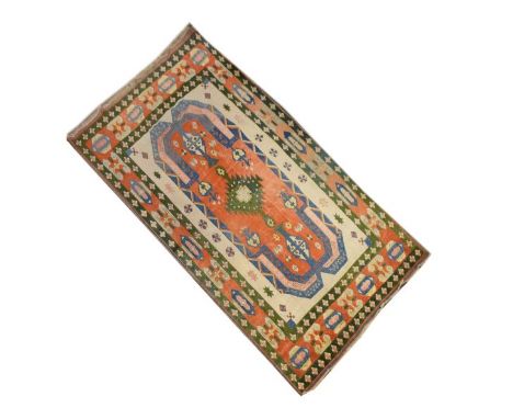 Large South Caucasian wool rug or carpet, 257cm x 336cm  