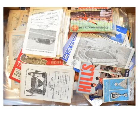 Sporting Memorabilia - Large selection of football programmes to include; Dartford 1960's, Bolton Wanderers, Chelsea, etc