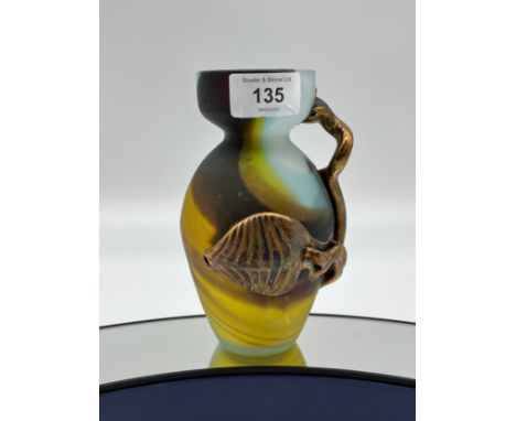 A Vintage Dan Bancila art glass cameo vase.