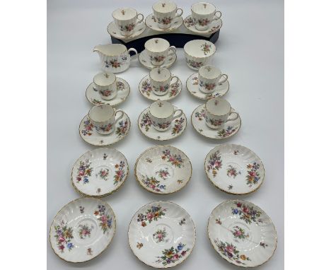A Part Minton's 'Marlow' pattern tea/ coffee service. 