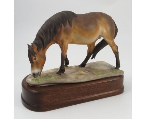 A Royal Worcester model, Exmoor Pony, modelled by Bernard Winskill, marked Imperfect, not part of the limited edition, with p