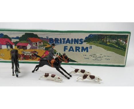 A boxed Britains Farm Set, Full Cry, from the Hunting Series, No.1447, together with another boxed Britains Farm Set, The Mee