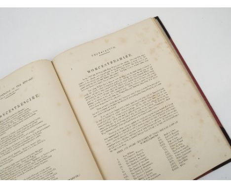 The Domesday Book in Relation to Worcester, a literal extension of the latin text and an English translation, London 1864, to