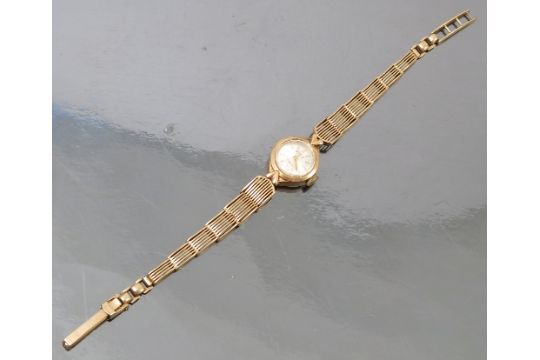 9ct gold rotary ladies watch