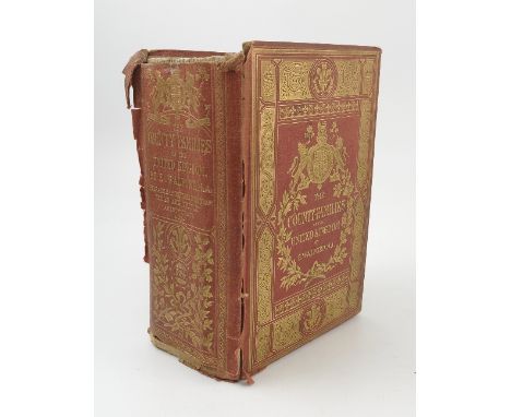 A collection of genealogy books, to include The County Families of The United Kingdom by E Walford 1864, Dictionary of Phrase