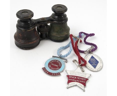 A collection of horse racing enamel badges, to include 1978 Stratford-on-Avon, 1979 Stratford-on-Avon, 1979 Worcester Race Cl