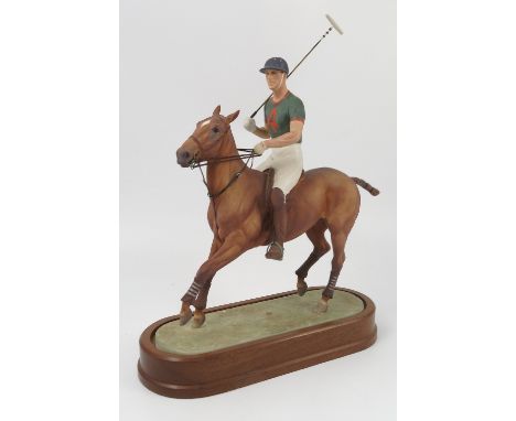 A Royal Worcester limited edition model, H.R.H The Duke of Edinburgh, modelled by Doris Lindner, with plinth and certificate