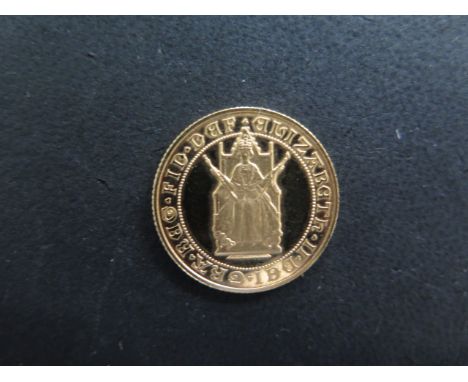 An Elizabeth II gold full sovereign dated 1989 - Issued to commemorate the 500th anniversary of the first gold sovereign 
