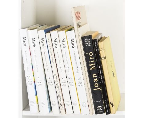 Miró (Joan).- Dupin (Jacques) &amp; Ariane Lelong-Mainaud. Joan Miró. Catalogue Raisonné: Paintings, 6 vol. [&amp;] Drawings,
