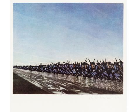 British Painting.- Nevinson (Christopher) Modern War Paintings, with colour offset lithograph 'Column on the March' as fronti