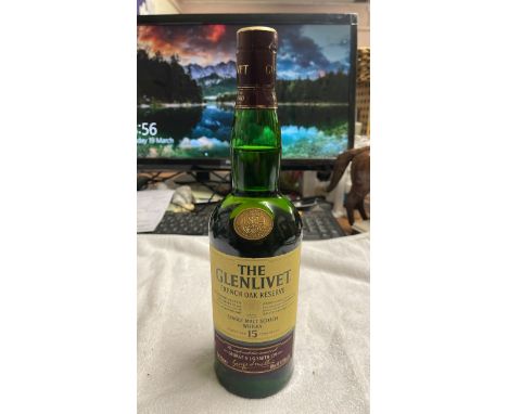 Sale Item:    THE GLENLIVET 15 Y O 70CL 40%   Vat Status:   No Vat   Buyers Premium:  This lot is subject to a Buyers Premiu